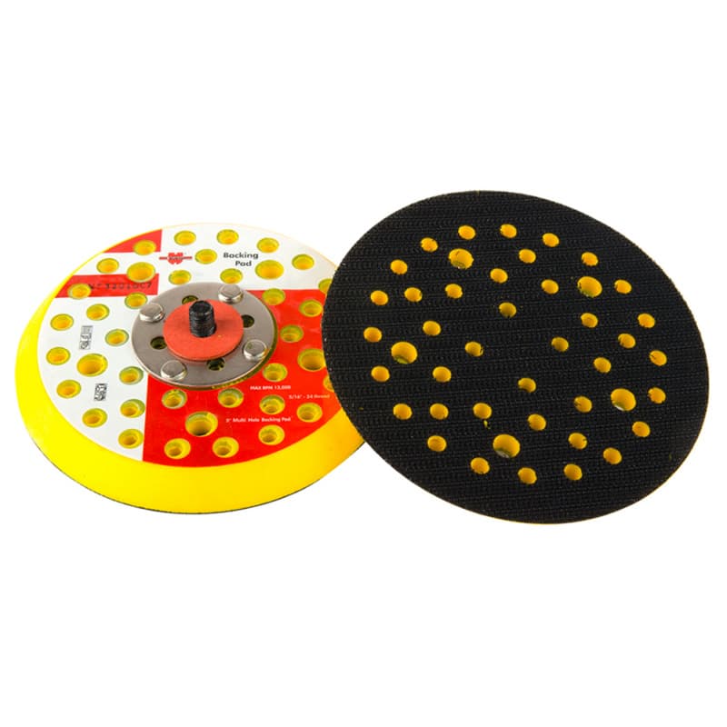5" Hook and Loop Disc Backing Pad, Multi Holes