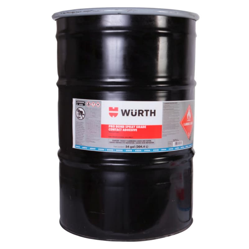 Pro Bond Premium Contact Adhesive, Red, 54 Gallon Drum