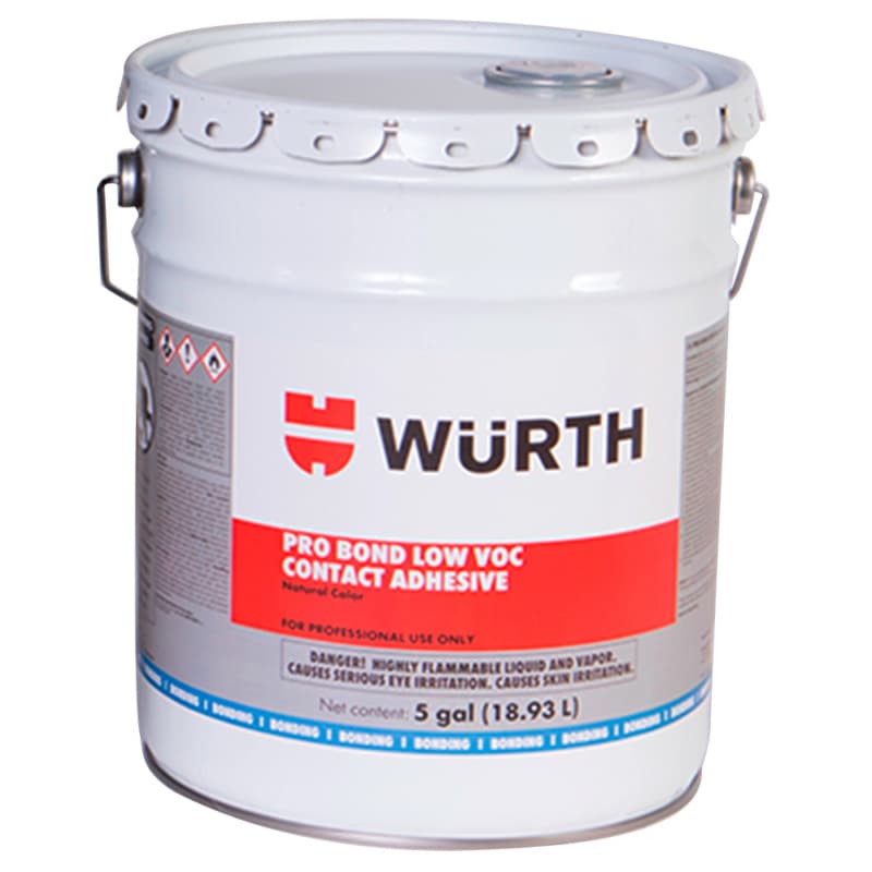 Pro Bond Low VOC Canister Adhesive, Clear, 5 Gallon Pail