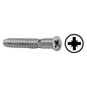 Würth #7 Flat Head Pozidriv Drive Blunt Point Confirmat Screw