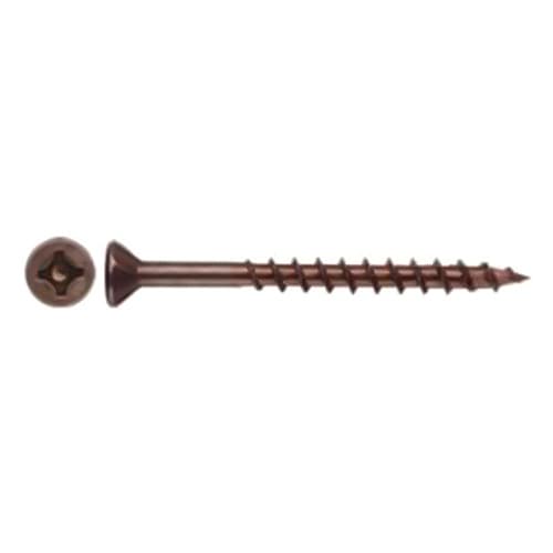 #8 x 2-1/2" Bugle Head Drywall Screw, Square Drive Coarse Thread and Sharp Point, Black, Box of 3 Thousand by Wurth