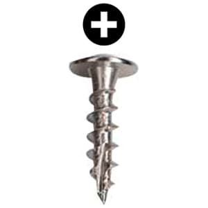 Würth #8 Truss Head Phillips Drive Type 17 Auger Point Hinge and Drawer Slide Installation Screw