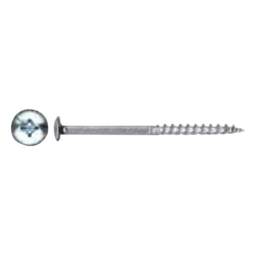#8 x 1/2" Modified Truss Head Hinge/Drawer Slide Screw, Phillips Drive Coarse Thread and Regular Point, Zinc, Box of 5 Thousand by Wurth