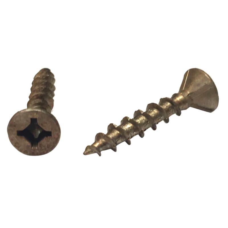 #8 x 3/4" Flat Head Assembly Screw, Combo Drive Turbo Thread with Nibs and Regular Point, Lubricated, Box of 15 Thousand by Wurth