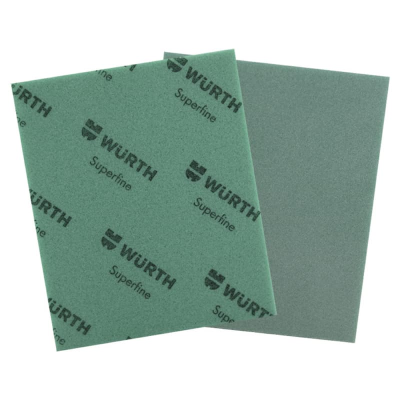 Super Fine Grit 1-Sided Aluminum Oxide Sanding Sponge, 5-1/2" x 4-1/2", Green (Box/20)