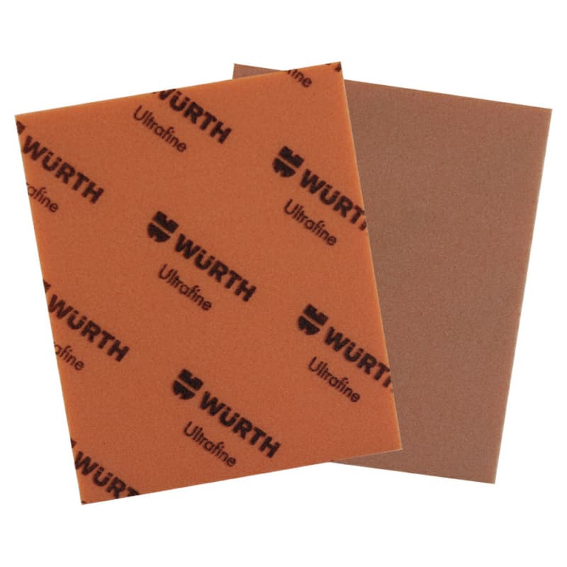 Ultra Fine Grit 1-Sided Aluminum Oxide Sanding Sponge, 5-1/2" x 4-1/2", Orange (Box/20)
