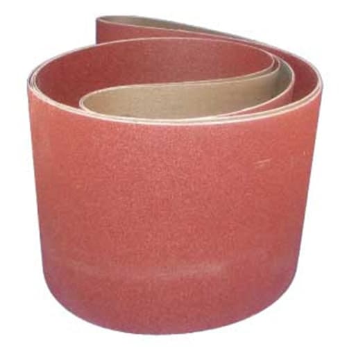 6" x 80" 120 Grit Edge Sanding Belt, Aluminum Oxide on X-Weight Cloth