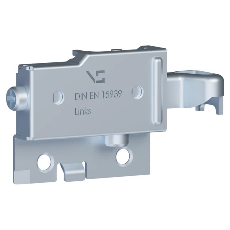 Vauth Sagel TOP Hang 40 Cabinet/Closet Hanging Bracket, Left Hand, Nickel