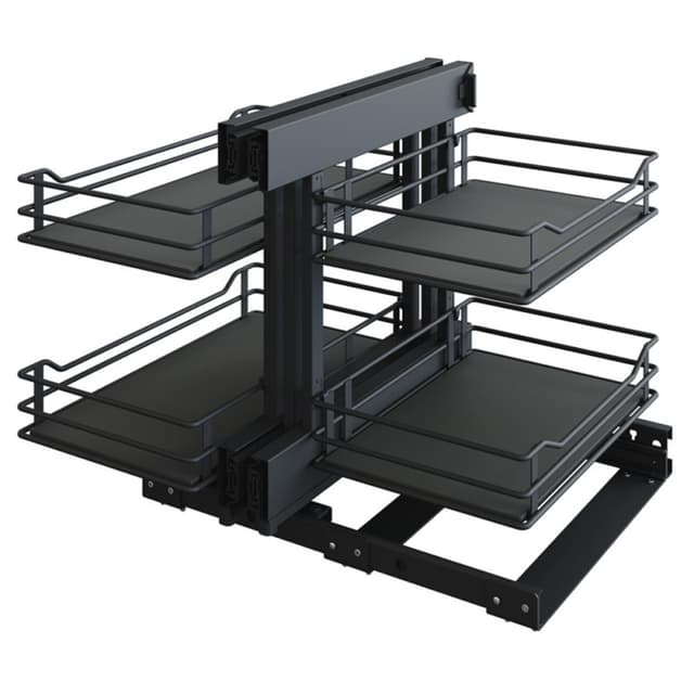 Vauth-Sagel COR Flex Scalea Blind Corner Pull-Out, Carbon Steel Gray