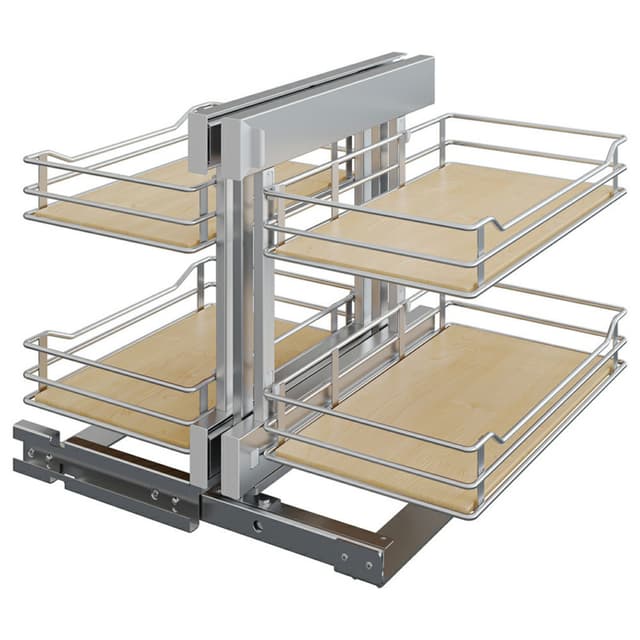 Vauth-Sagel COR Flex Scalea Blind Corner Pull-Out, Platinum/Maple