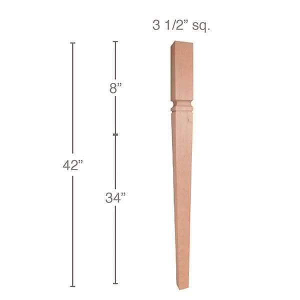Square Mission Tapered Bar Column, PRO Series