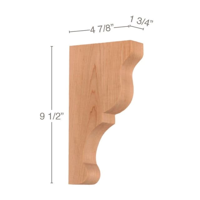 Transitional Corbel, Cherry, 9-1/2" Tall, PRO Value