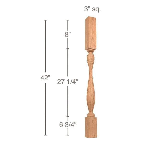 Traditional Fluted Bar Column, PRO Series