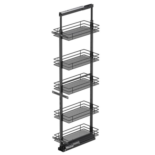 Vauth-Sagel TAL Pantry 5-Shelf Carbon Steel Gray Saphir Basket Pull-Out
