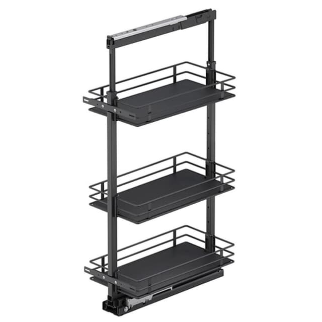 Vauth-Sagel TAL Pantry 3-Shelf Scalea Carbon Steel Gray Basket Pull-Out