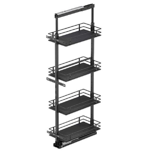 Vauth-Sagel TAL Pantry 4-Shelf Scalea Carbon Steel Gray Basket Pull-Out