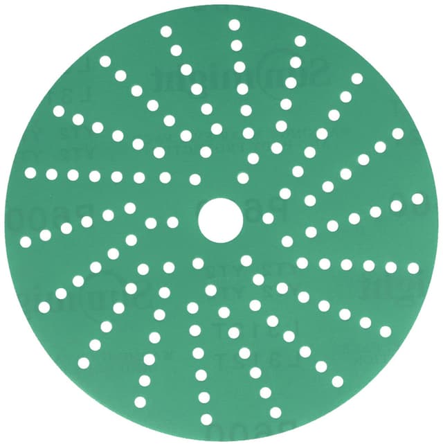 Würth 5" Multi-Hole Hook and Loop Aluminum Oxide Film Emerald Sanding Discs