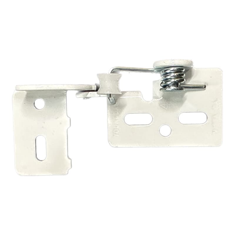 #4 Non-Wrap Knife Pin Hinge, Self-Closing, 3/8" Inset, White Powder Coated, 50/Box