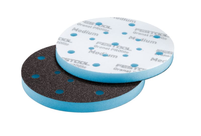 Festool 6" Medium Aluminum Oxide Granat PROfile Foam Sanding Discs, Box of 10