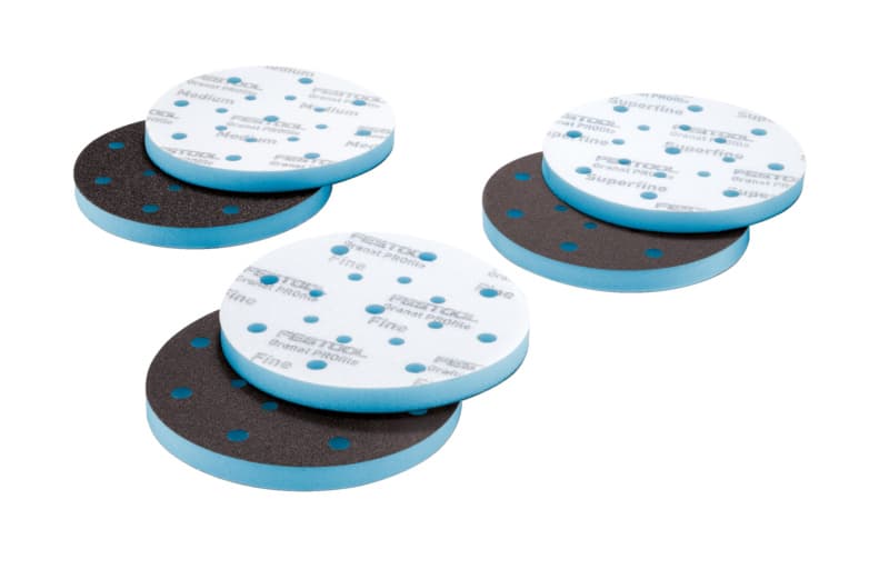 Festool 6" Aluminum Oxide Granat PROfile Foam Sanding Discs Starter Set