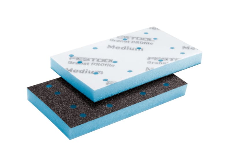 Festool 80 x 133 mm Super Fine Aluminum Oxide Granat PROfile Foam Sanding Squares, Box of 10