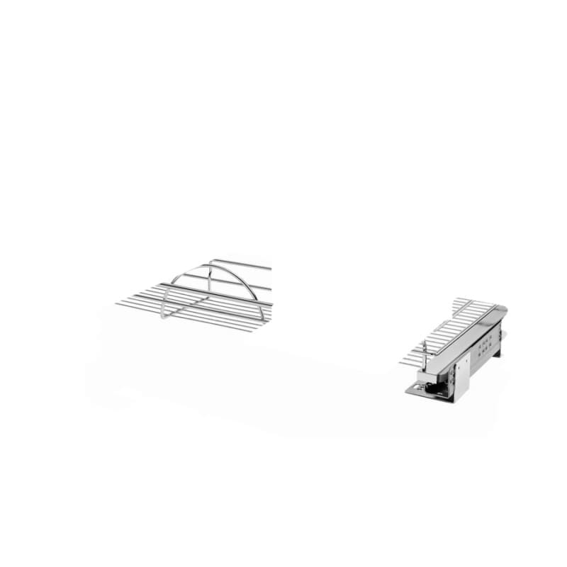 29-1/2" 1-Tier Pullout U-Shaped Undersink Wire Basket with Soft-Closing, Chrome
