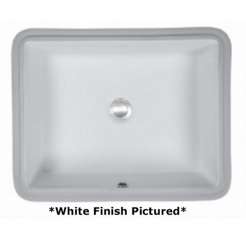 Vitreous China Undermount Single Bowl Vanity Sink, 19-1/2" x 15-1/2" x 4-1/2", Bisque