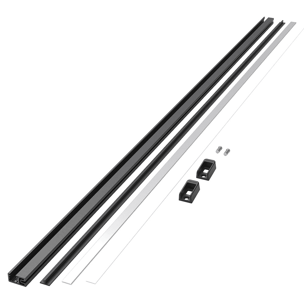 18" x 19" Conero Leather Mat with Edge, Paloma Gray Buffalo, 5/Box Main - Image