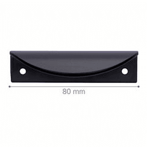 2-1/2" 2Z245 Series Cabinet Tab Pull, Polished Chrome Alt 1 - Image