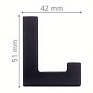 32mm 2Z390 Series Hook, Matte Gold Alt 3 - Image