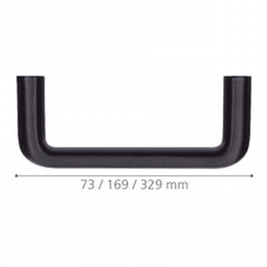 6-1/4" 2Z395 Series Cabinet Handle Pull, Matte Black Alt 2 - Image
