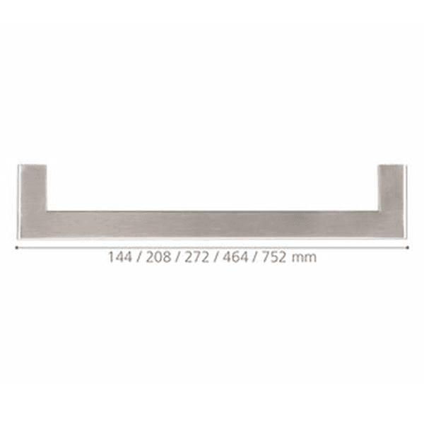 5" 33343 Series Cabinet Handle Pull, Brushed Stainless Steel Alt 2 - Image
