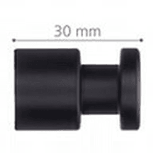 13/16" 33906 Series Hook, Matte Black Alt 3 - Image