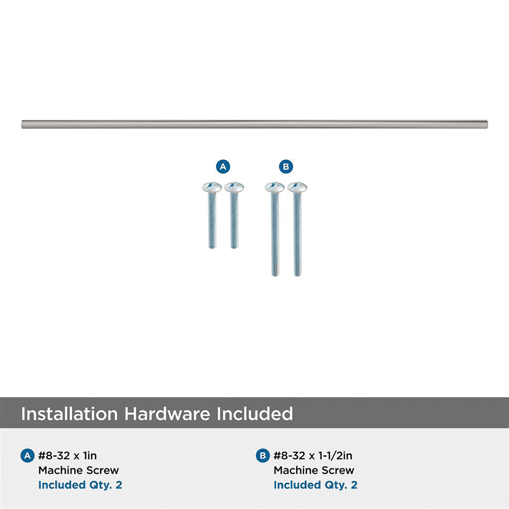 544mm Bar Pulls Cabinet Pull, Matte Black Alt 2 - Image