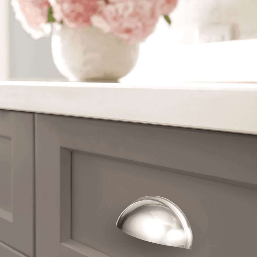 Polished Chrome Cup Pull from Amerock's Allison™ Value Hardware Collection