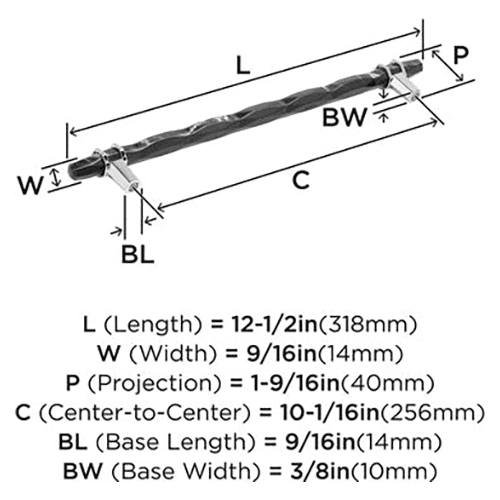 10-1/16" Carrione Cabinet Pull, Marble Black/Champagne Bronze Alt 1 - Image