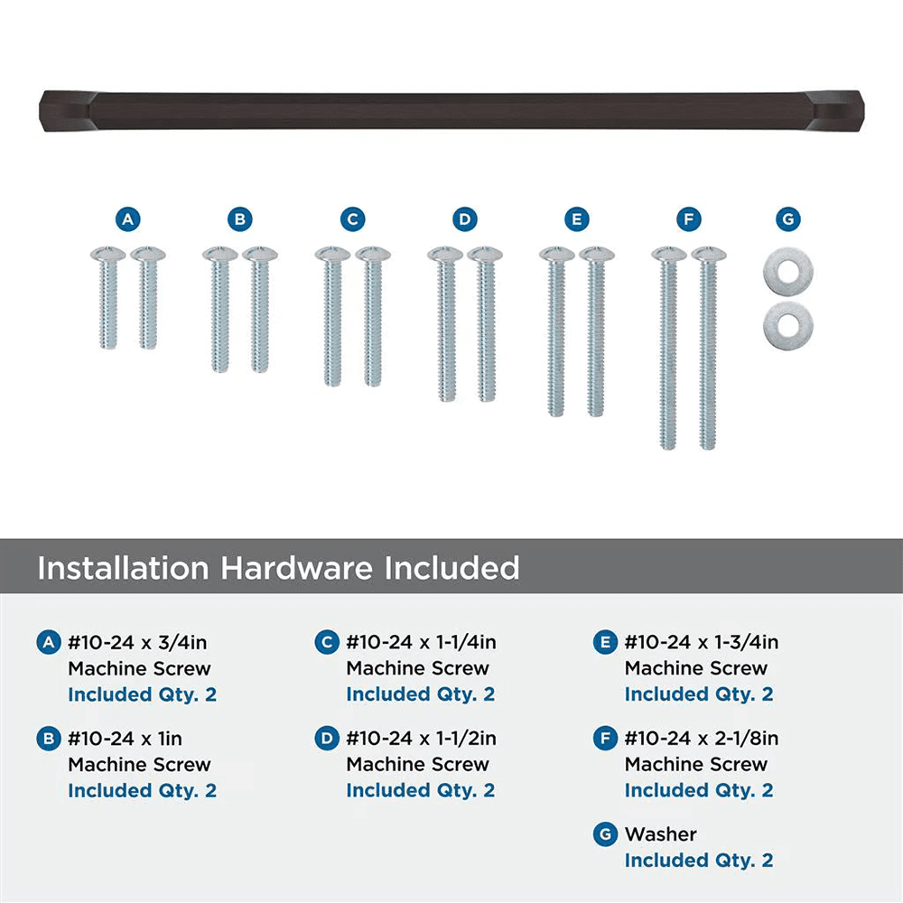 457mm Bellamy Appliance Pull, Oil-Rubbed Bronze Alt 2 - Image