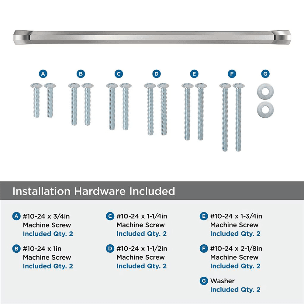 457mm Bellamy Appliance Pull, Polished Nickel Alt 2 - Image