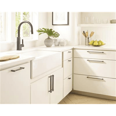 7-9/16" Mulino Cabinet Pull, Black Brushed Nickel/Black Nickel Alt 4 - Image