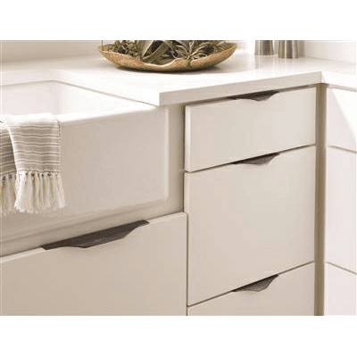 4-3/16" Aloft Edge Pull, Black Chrome Alt 4 - Image