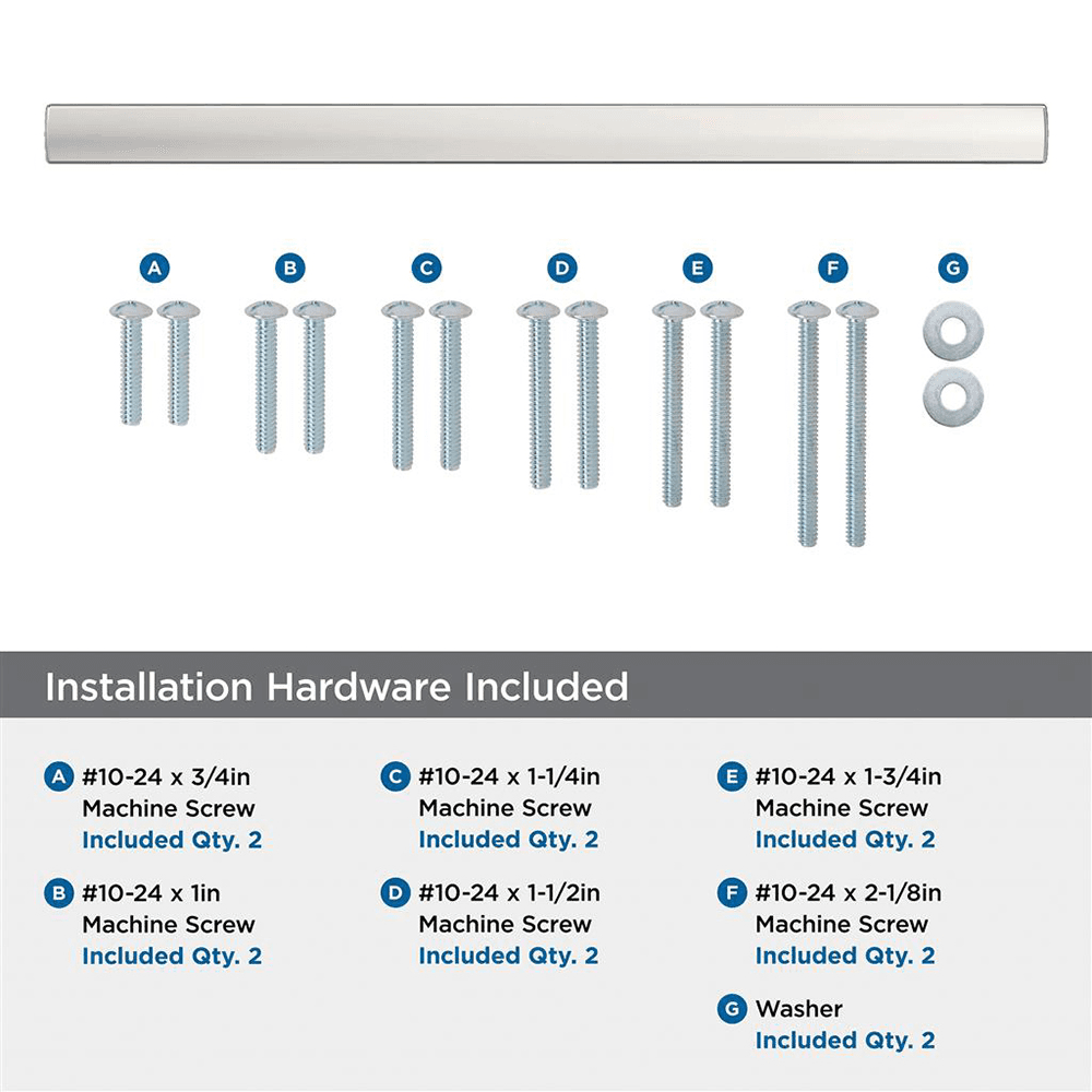 305mm Merced Appliance Pull, Polished Nickel Alt 2 - Image