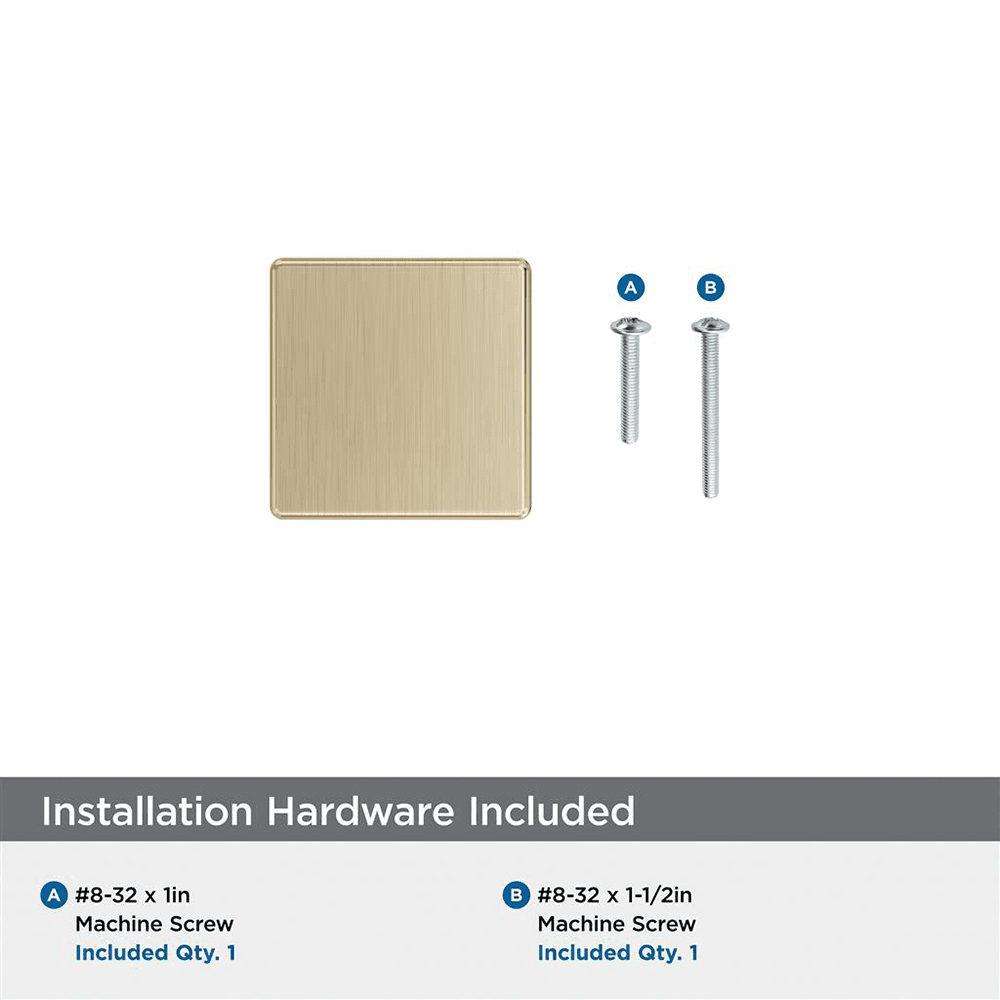 1-1/4" Lintel Cabinet Knob, Golden Champagne Alt 2 - Image