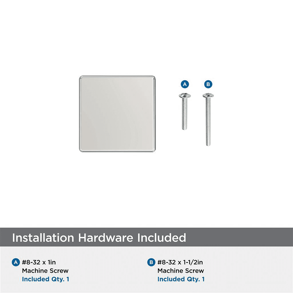 1-1/4" Lintel Cabinet Knob, Polished Nickel Alt 2 - Image