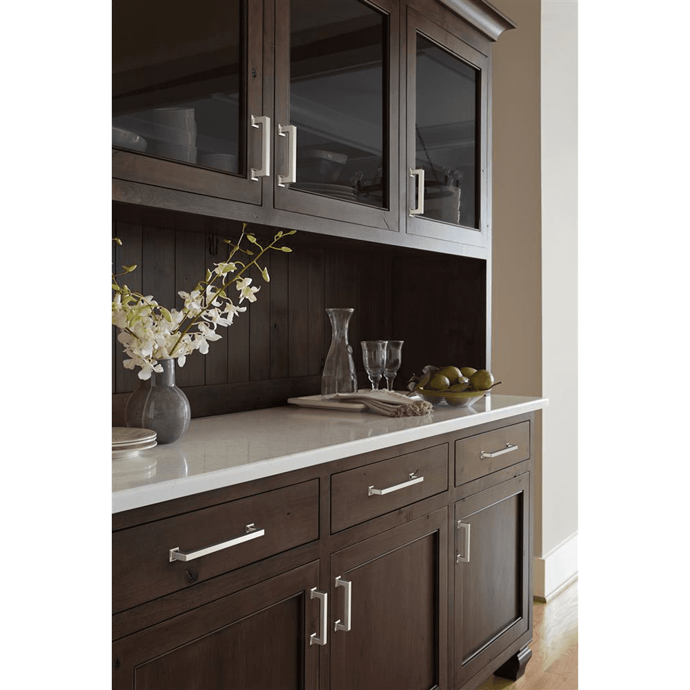 192mm Lintel Cabinet Pull, Polished Nickel Alt 4 - Image