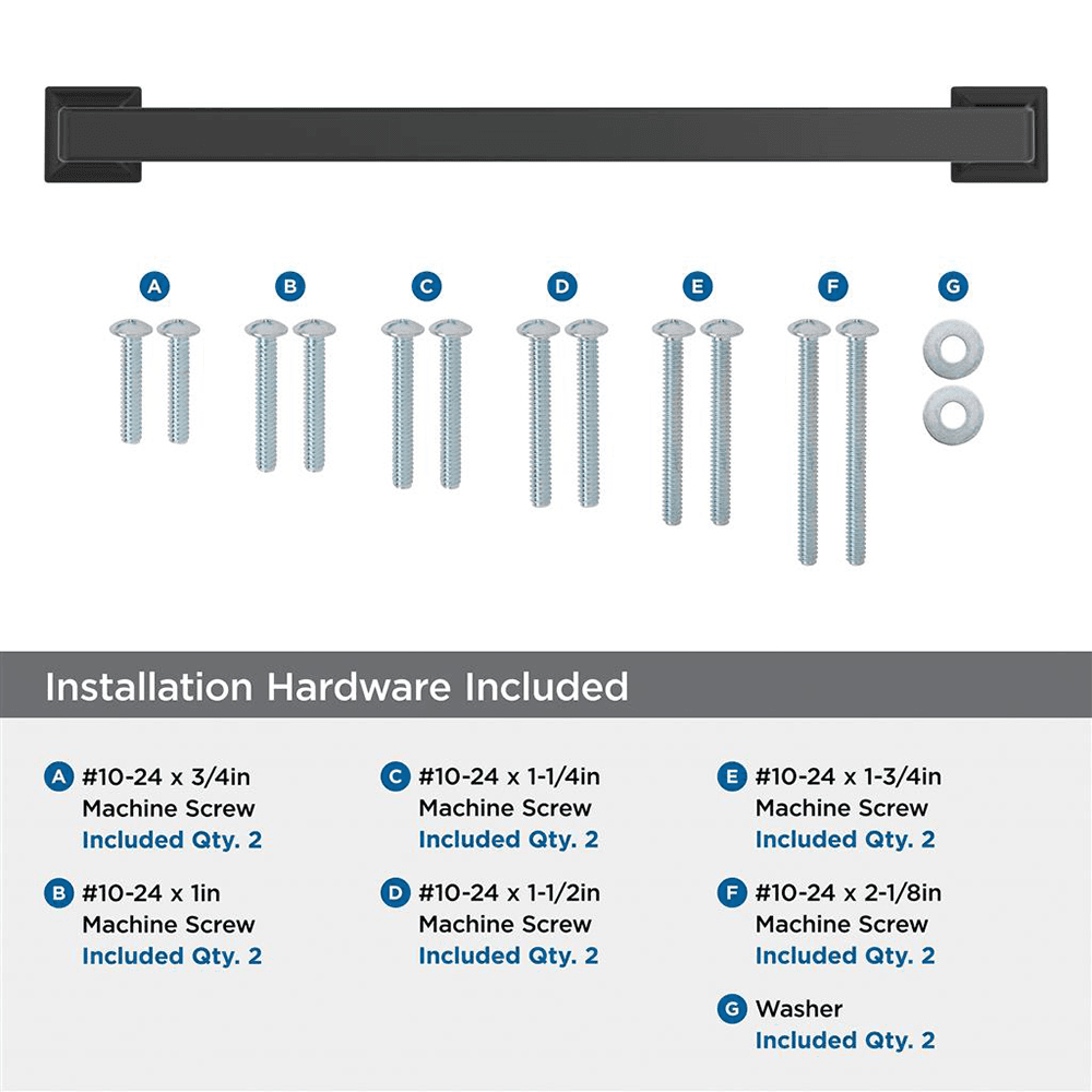 305mm Lintel Appliance Pull, Matte Black Alt 2 - Image