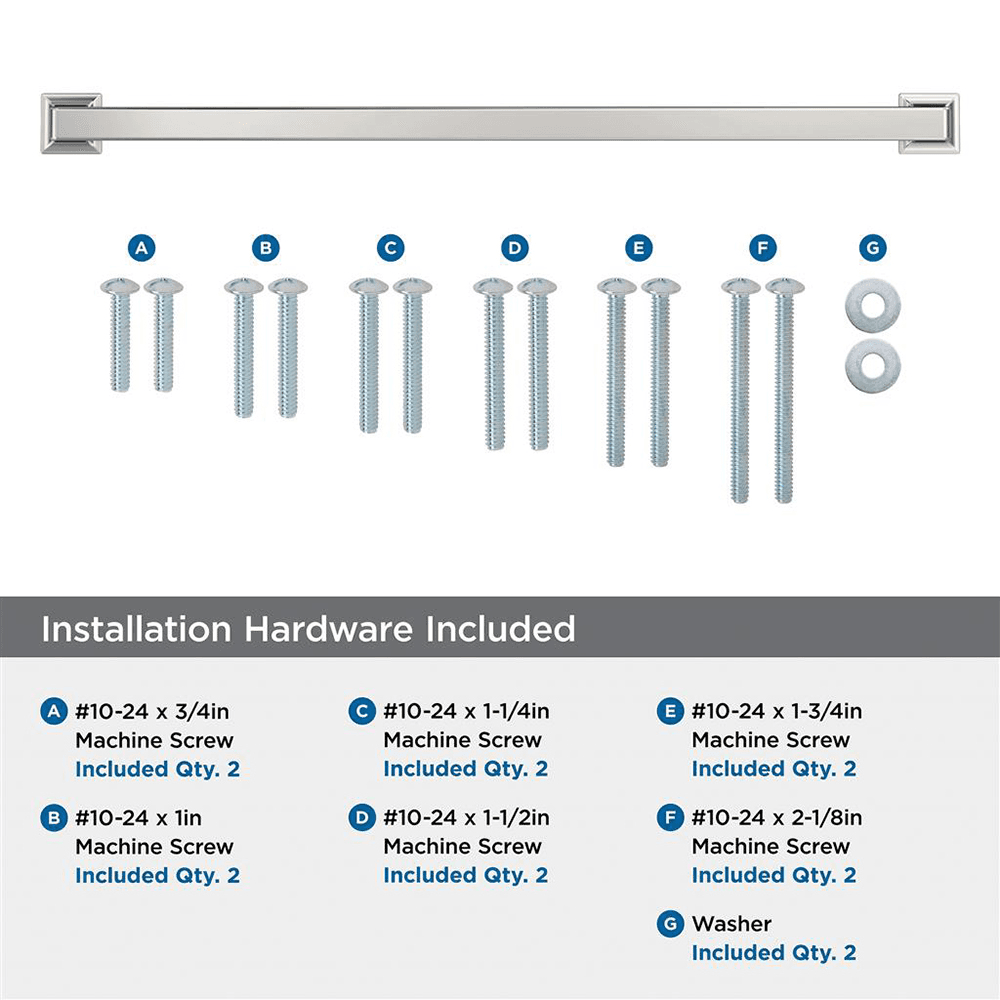 457mm Lintel Appliance Pull, Polished Nickel Alt 2 - Image