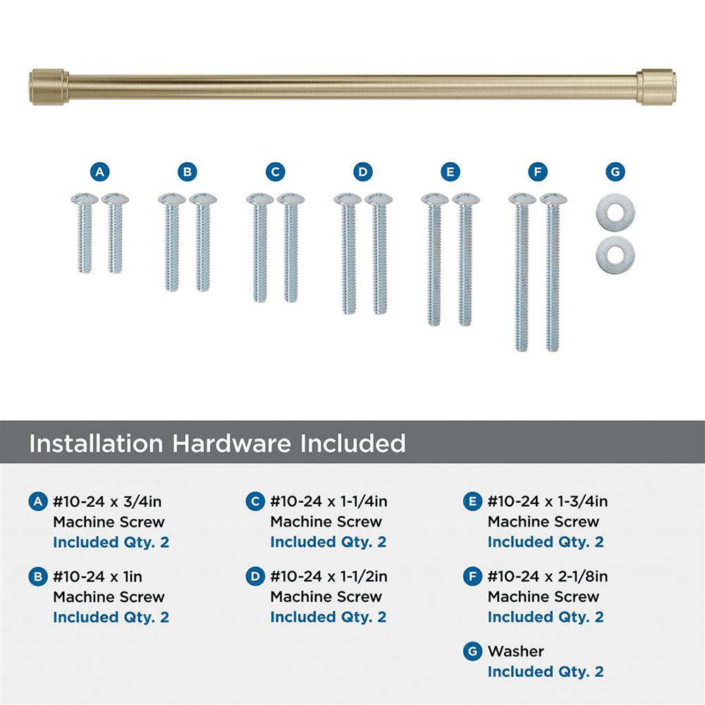 457mm Faircrest Appliance Pull, Golden Champagne Alt 2 - Image