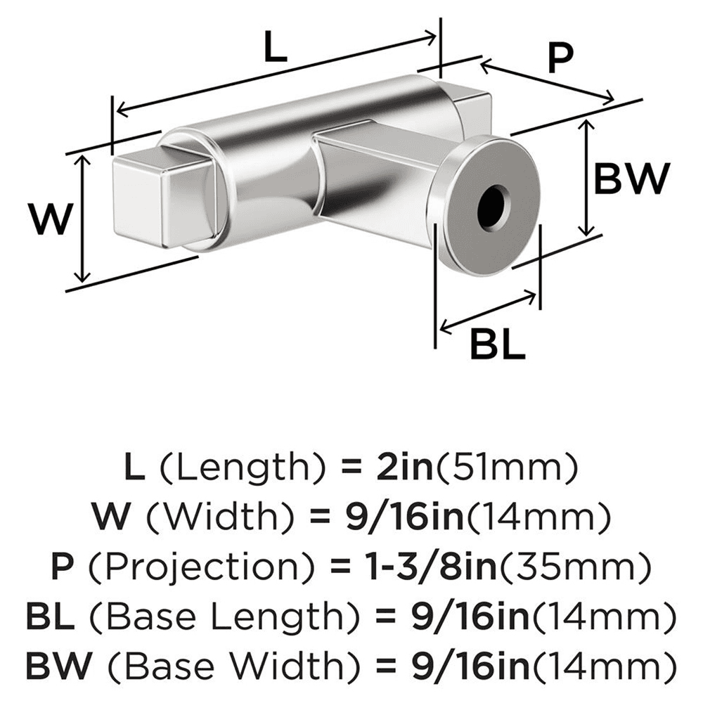2" Balon Cabinet Knob, Polished Nickel Alt 1 - Image