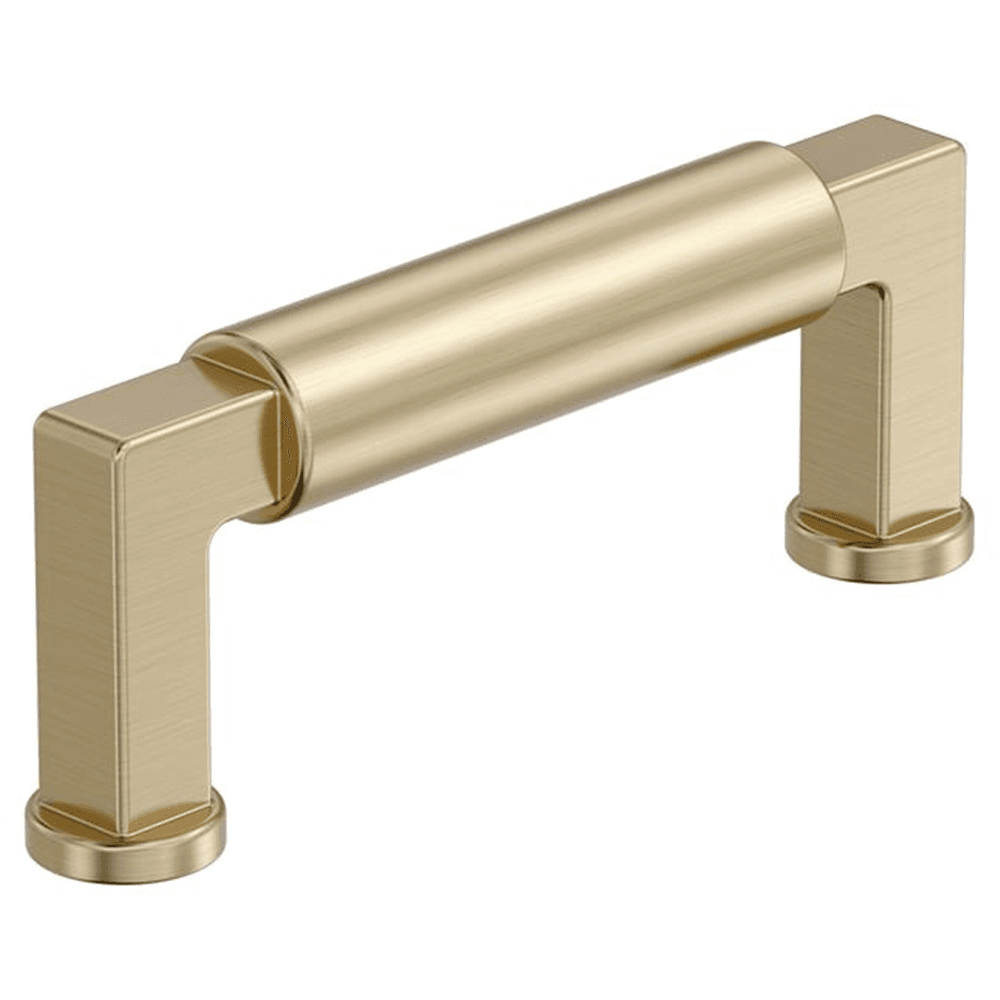 76mm Balon Cabinet Pull, Golden Champagne Main - Image