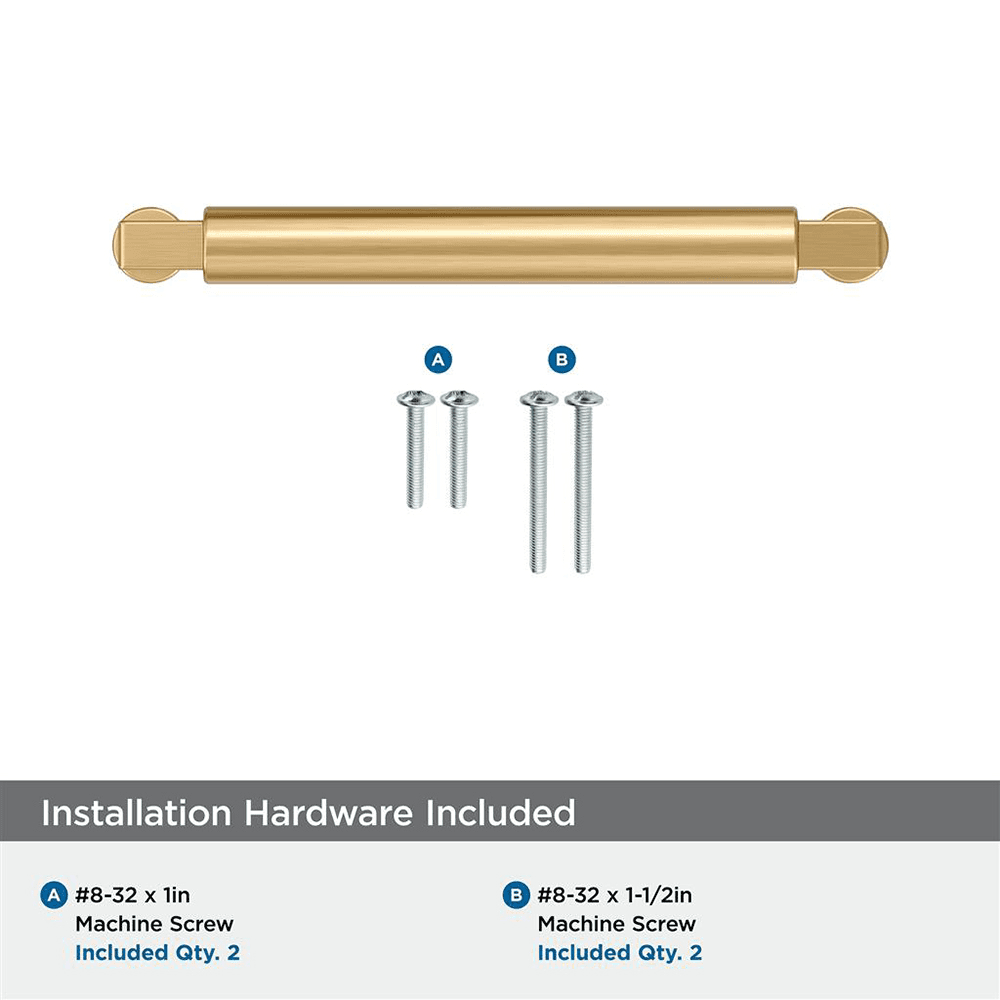 128mm Balon Cabinet Pull, Champagne Bronze Alt 2 - Image